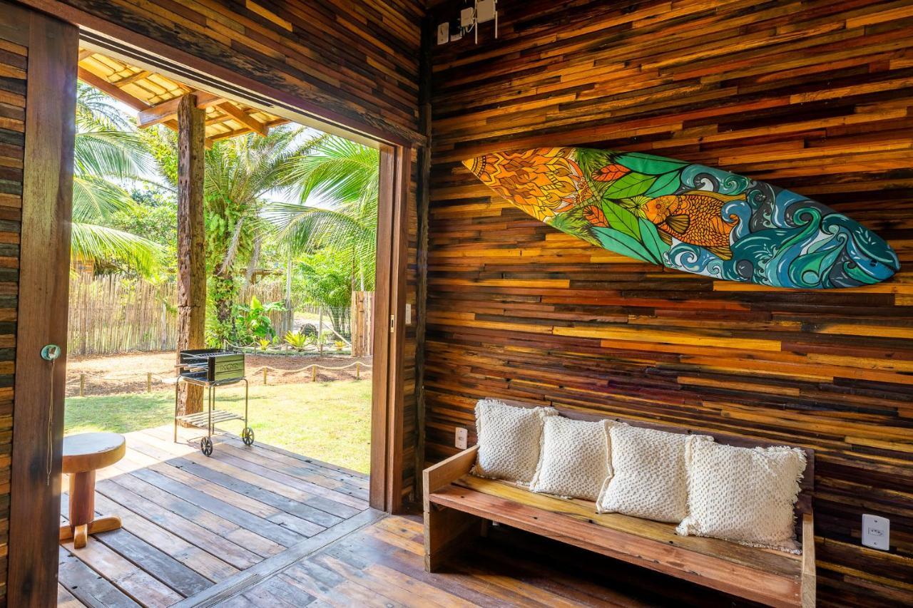 Cabana Fluir - Taipu De Fora - Peninsula De Marau Barra Grande  Luaran gambar